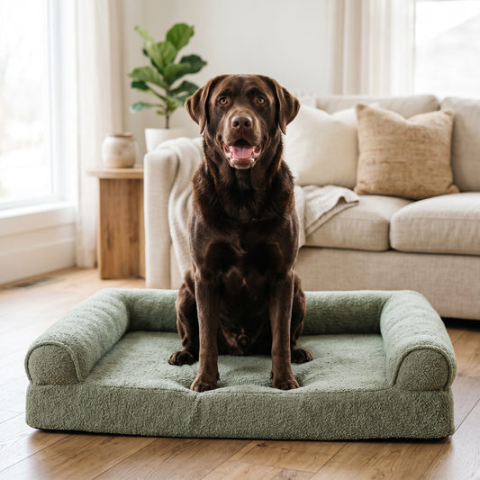 Orthopedic Memory Foam Dog Bed | Chew-Proof Design for Large Dogs